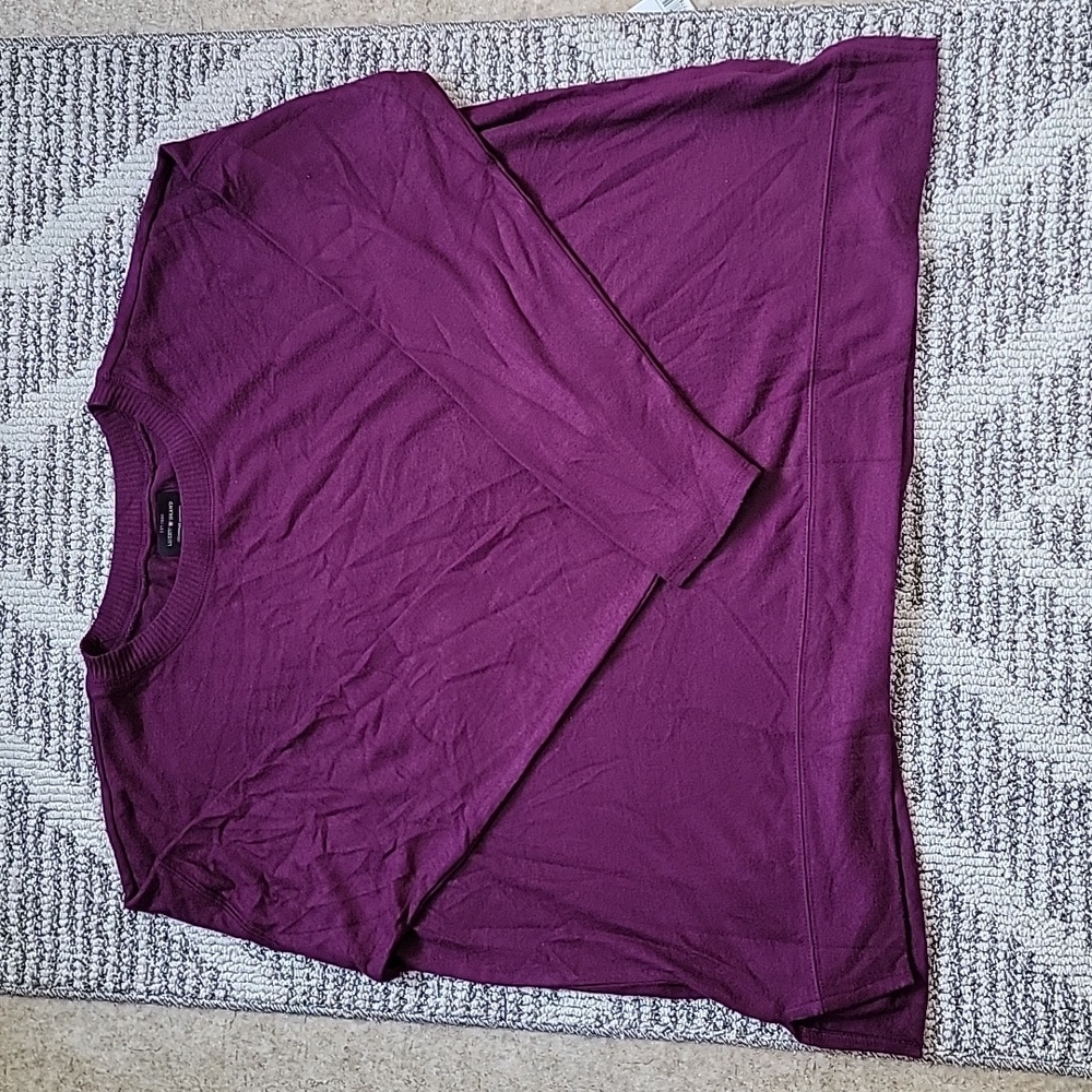 Lucky Brand Plus Size Purple Lightweight Sweater Size XXL